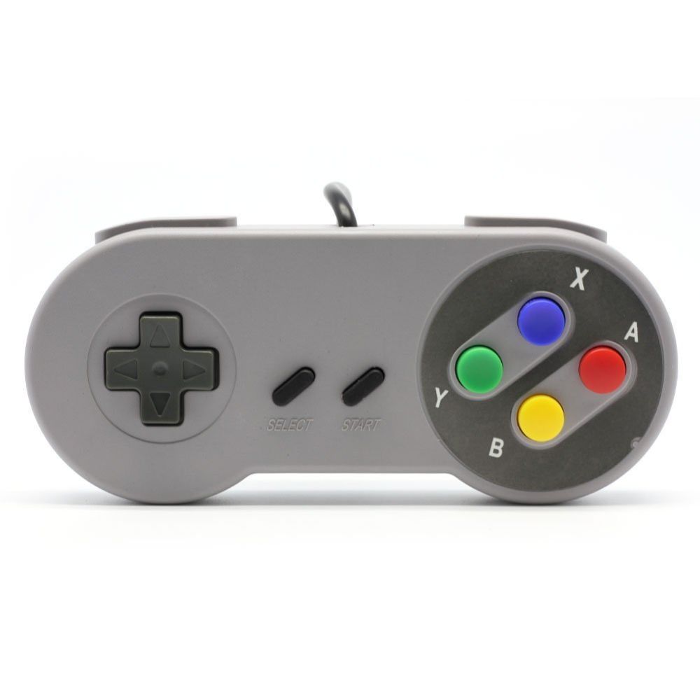 Cabling - CABLING® Console de contrôle filaire pour Super Nintendo SNES - Joystick
