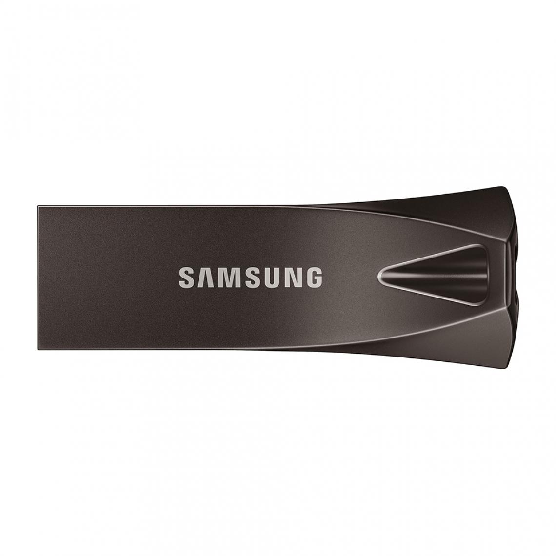 Samsung - CLE USB SAMSUNG 64G USB 3.1 BAR PLUS - TITAN GRAY VITESSE LECTURE JUSQU'A 200Mo/S MUF-64BE4/APC - Clés USB