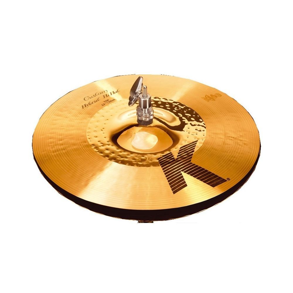 Zildjian - Cymbale Zildjian K Custom 13'' hybrid hats - K1213 - Cymbales, gongs