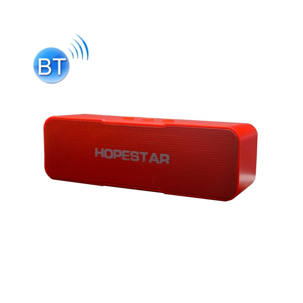 Wewoo - Mini enceinte Bluetooth rouge HOPESTAR H13 mini haut-parleur portable sans fil de lapin Bluetooth, micro intégré, soutien AUX / main appel gratuit / FM / TF - Enceintes Hifi