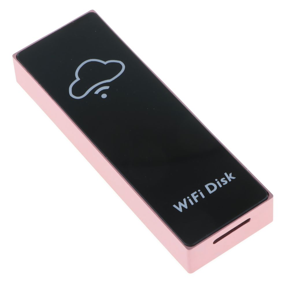 marque generique - Lecteur de cartes Wifi TF Extendeur de mémoire Lecteur flash de stockage sans fil rose - Lecteur carte mémoire