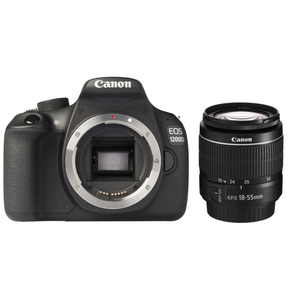 Canon - EOS 1200D + Objectif 18-55 mm EF/EF-S + 1 batterie LP-E10 - Bridge