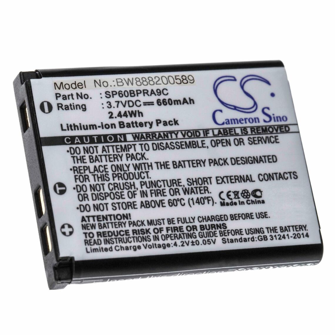 Vhbw - vhbw batterie remplace Sony SP60BPRA9C, 4-268-590-02, SP60 pour souris sans fil (mouse wireless) (660mAh, 3,7V, Li-Ion) - Alimentation modulaire