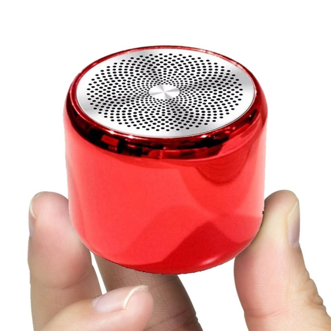 Wewoo - Enceinte Bluetooth M1 Mini Haut-parleur Subwoofer portable en alliage d'aluminium TWS BluetoothAppel mains libres Dream Red - Enceintes Hifi