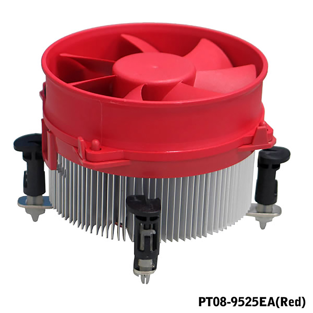 Bematik - Evercool Ventilateur CPU PT08 (LGA775/P4/PD) PWM - Ventilateur Pour Boîtier
