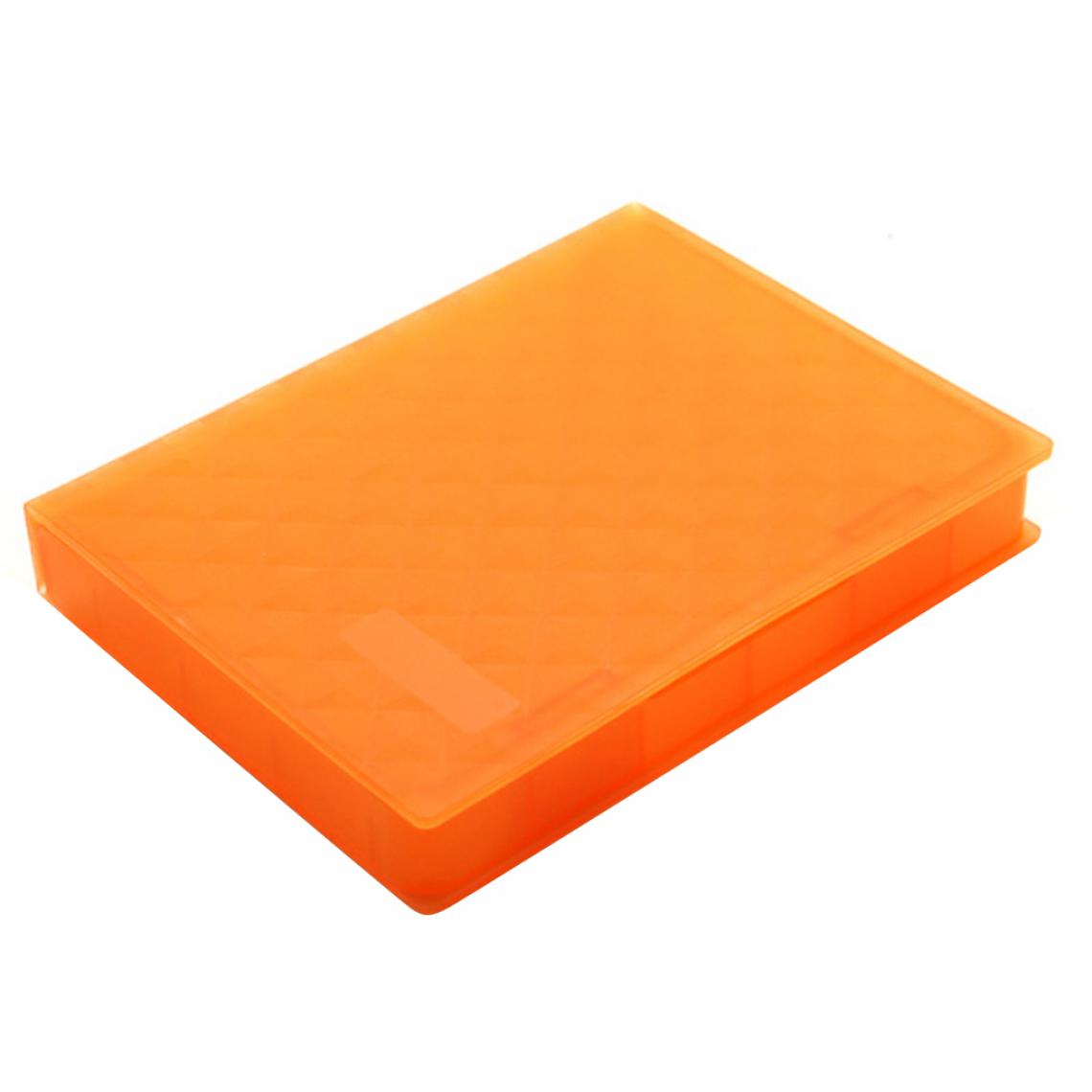 marque generique - 2.5 "SATA Hard Case Disque Dur HDD SSD Enclosure External Storage Orange Box - Boitier PC