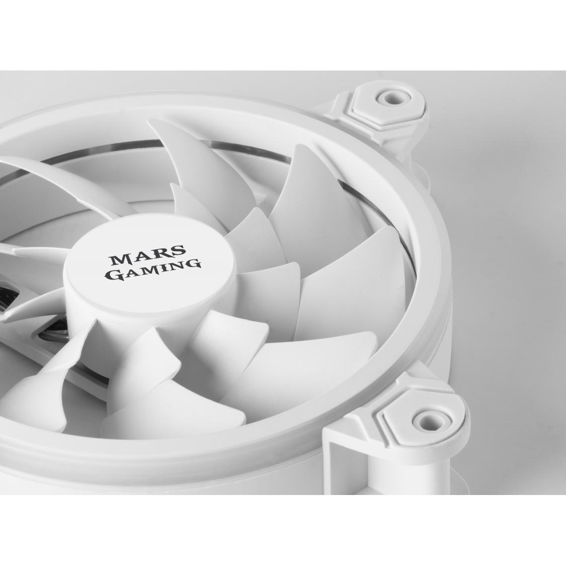 Mars Gaming - MFX (Blanc) - Ventilateur Pour Boîtier