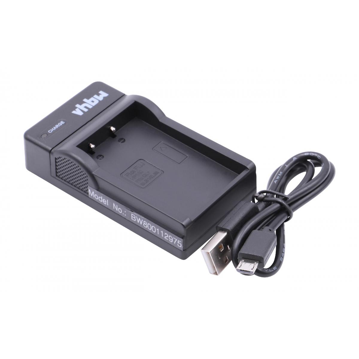 Vhbw - vhbw Chargeur USB de batterie compatible avec Olympus OM-D E-M10 Mark IV, E-M10 batterie appareil photo digital, DSLR, action cam - Batterie Photo & Video