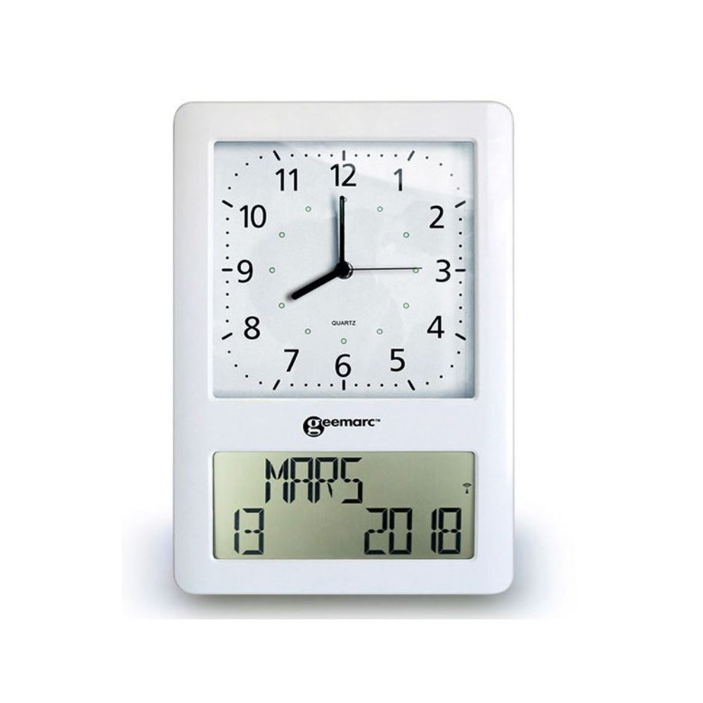 Geemarc - VISO 50 horloge afficheur numérique et analogique - Clavier