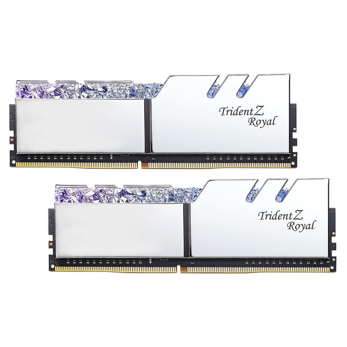 Gskill - Trident Z Royal 32 Go (2 x 16 Go) DDR4 4000 MHz CL18 - RAM PC Fixe
