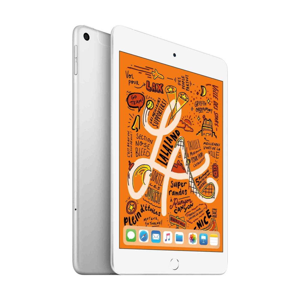 Apple - Ipad mini 2019 - 256Go - Wifi + Cellular- MUXD2NF/A - Argent - iPad
