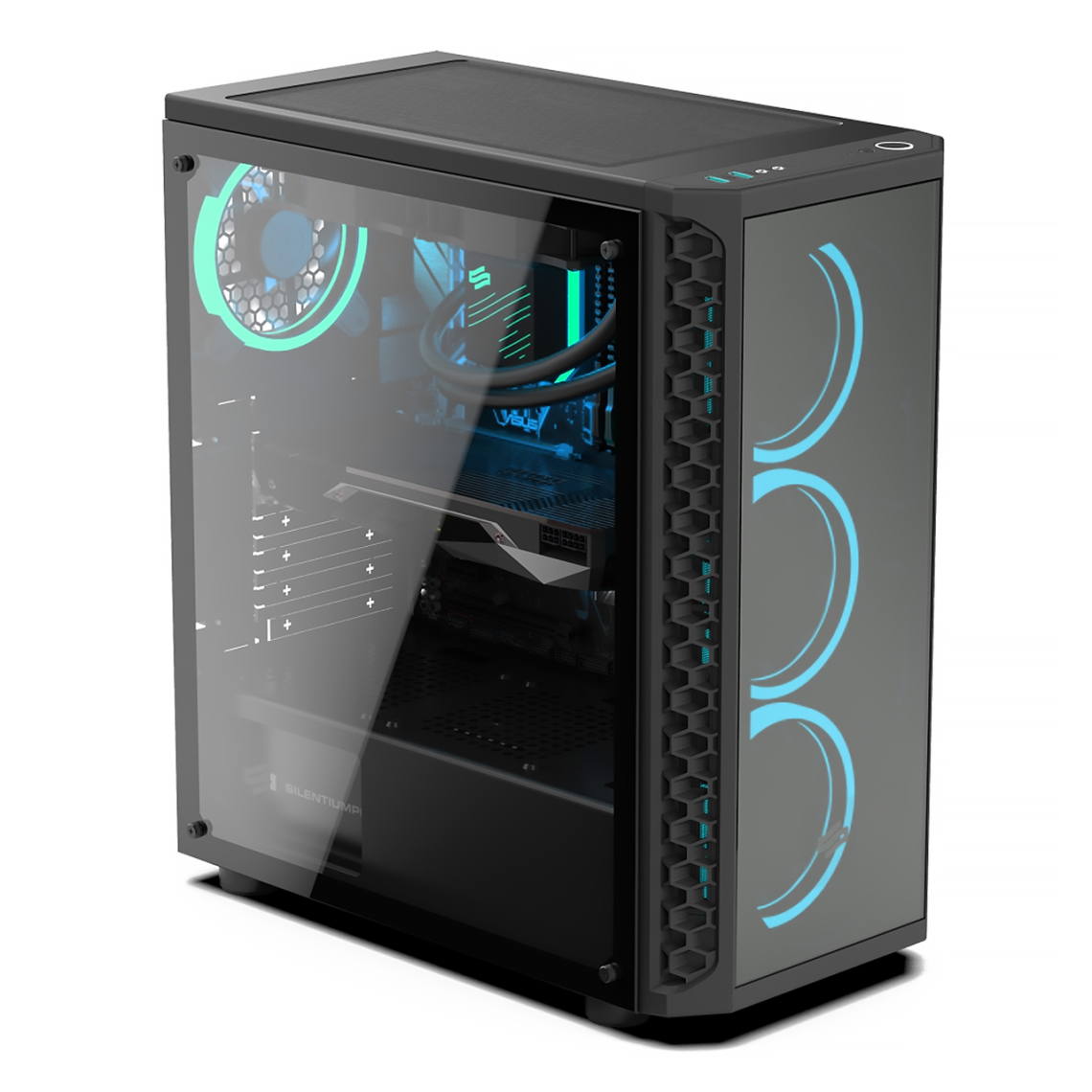 Sedatech - PC Pro Gamer Watercooling • Intel i5-12400F • RTX 3070 • 16 Go RAM • 1To SSD M.2 • 2To HDD • sans OS - PC Fixe Gamer