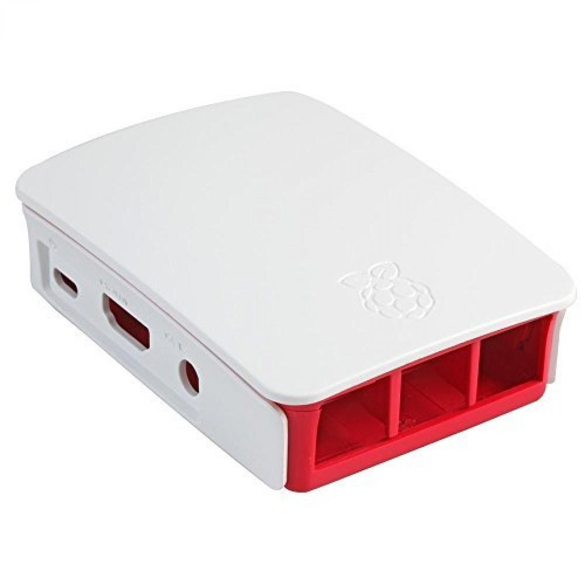Raspberry - Pi 2 / Pi 3 / Modèle B+ logement, blanc/rouge - Boitier PC
