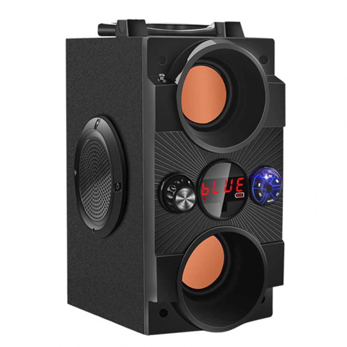 Universal - Haut-parleurs Bluetooth portables à haute puissance extérieure sans fil subwoofer support audio music center AUX TF FM radio | haut-parleurs portables (noir) - Enceinte PC