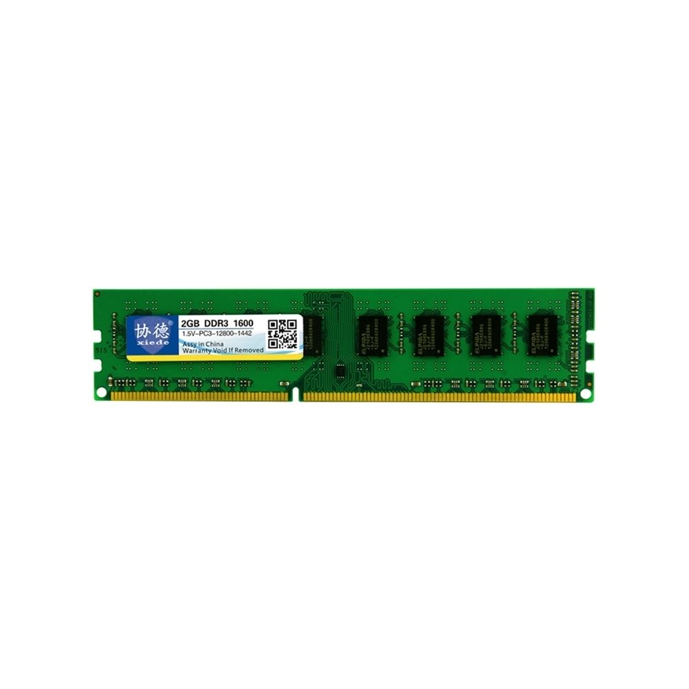 Wewoo - Mémoire vive RAM DDR3 1600 MHz 2 Go Module de spécial AMD pour PC bureau - RAM PC Fixe