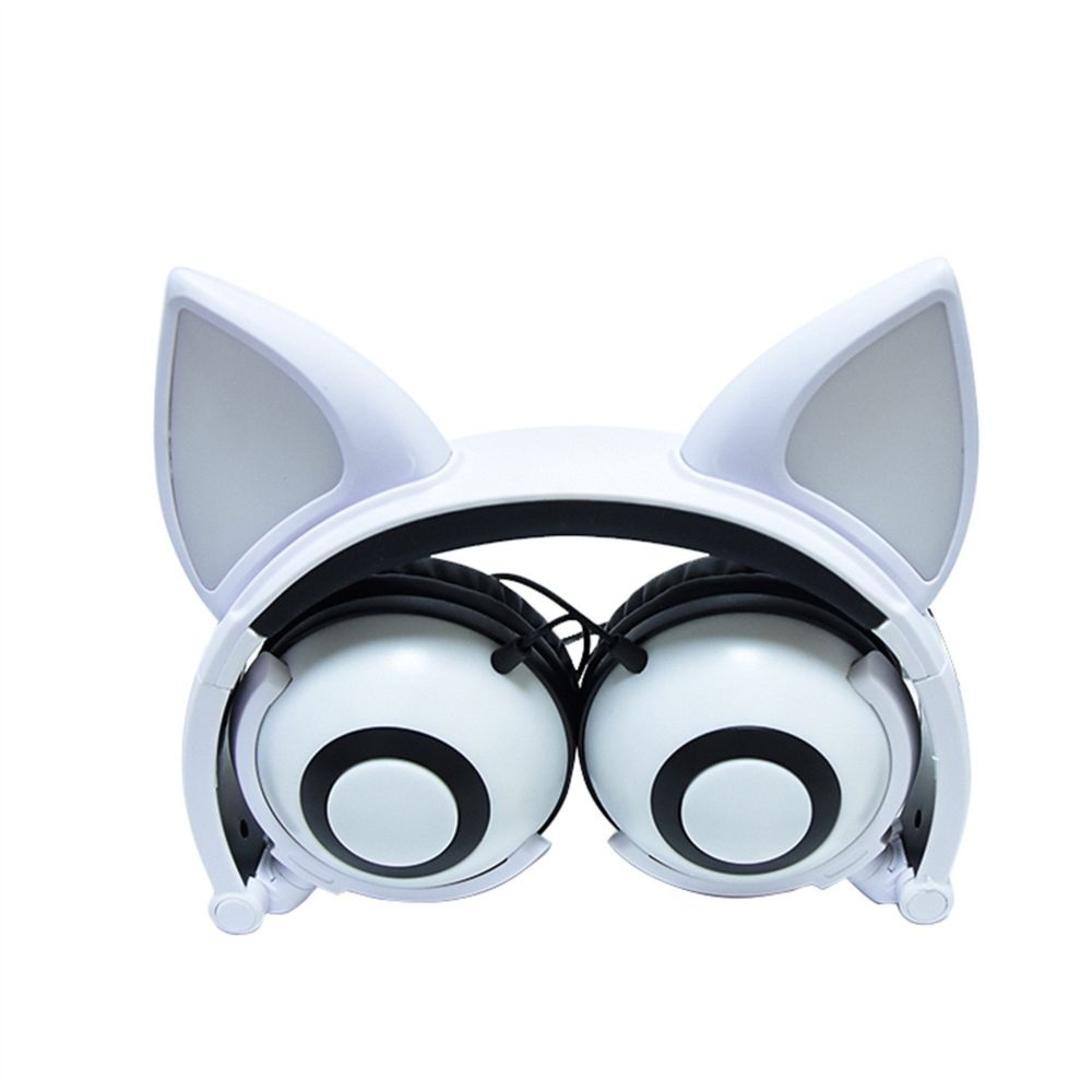 Generic - Pliable clignotant Glowing FOX oreille casque Gaming Headset LED écouteurs - Micro-Casque