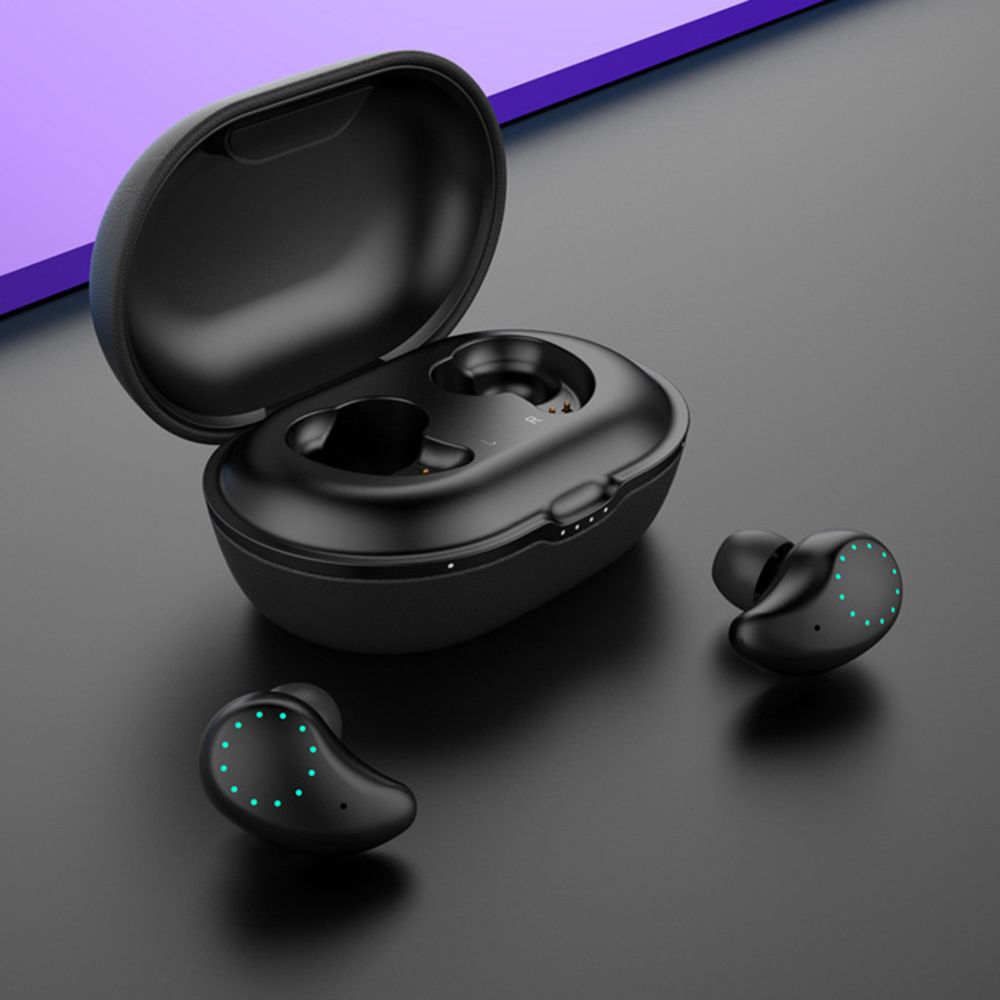 Generic - TWS Oreillette Bluetooth sans fil 5,0 Binaural Stereo Mini Sport d'affaires casque Noir - Ecouteurs intra-auriculaires