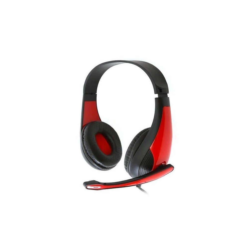 Omega - Écouteurs Gaming Omega Freestyle FH4008R Rouge - Micro-Casque