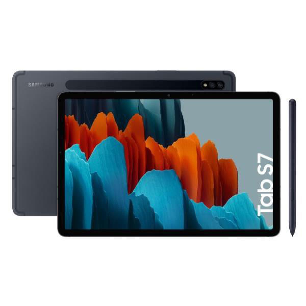 Samsung - Samsung Galaxy Tab S7 (11'' - Wifi & Cellular - 128 Go - 6 Go RAM) Noir - Tablette Android