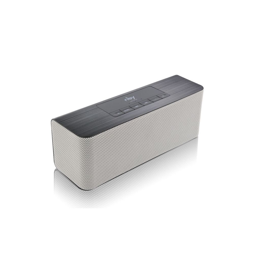 Wewoo - Enceinte Bluetooth Haut-parleur sans fil portable haute définition avec double carte micro TF et lecteur MP3 (gris) - Enceintes Hifi