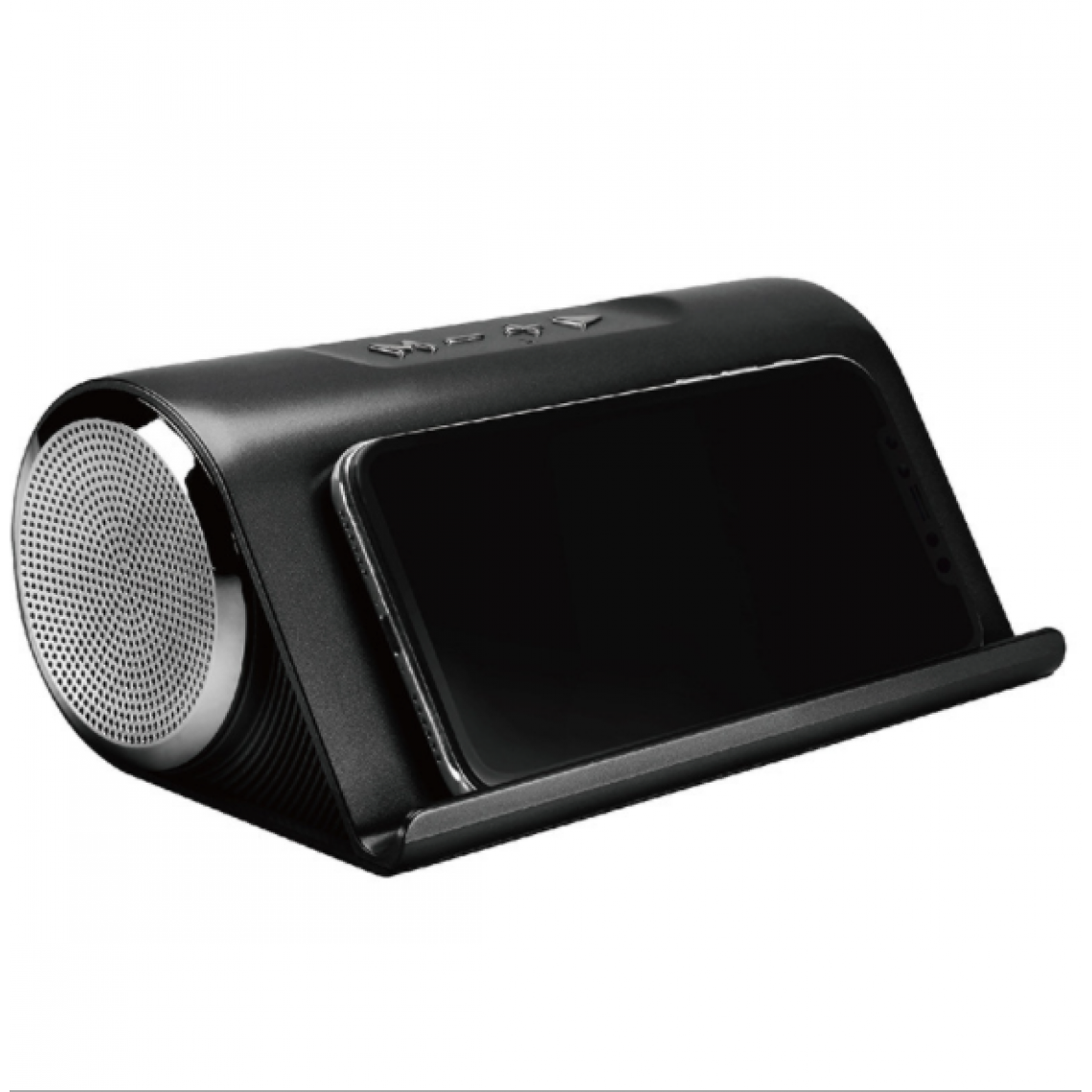 Chrono - Haut-parleur Bluetooth, sans fil, 83 dB, subwoofer, portable, SuperBass, adapté aux smartphones, tablettes, ordinateurs(Noir brillant) - Enceintes Hifi