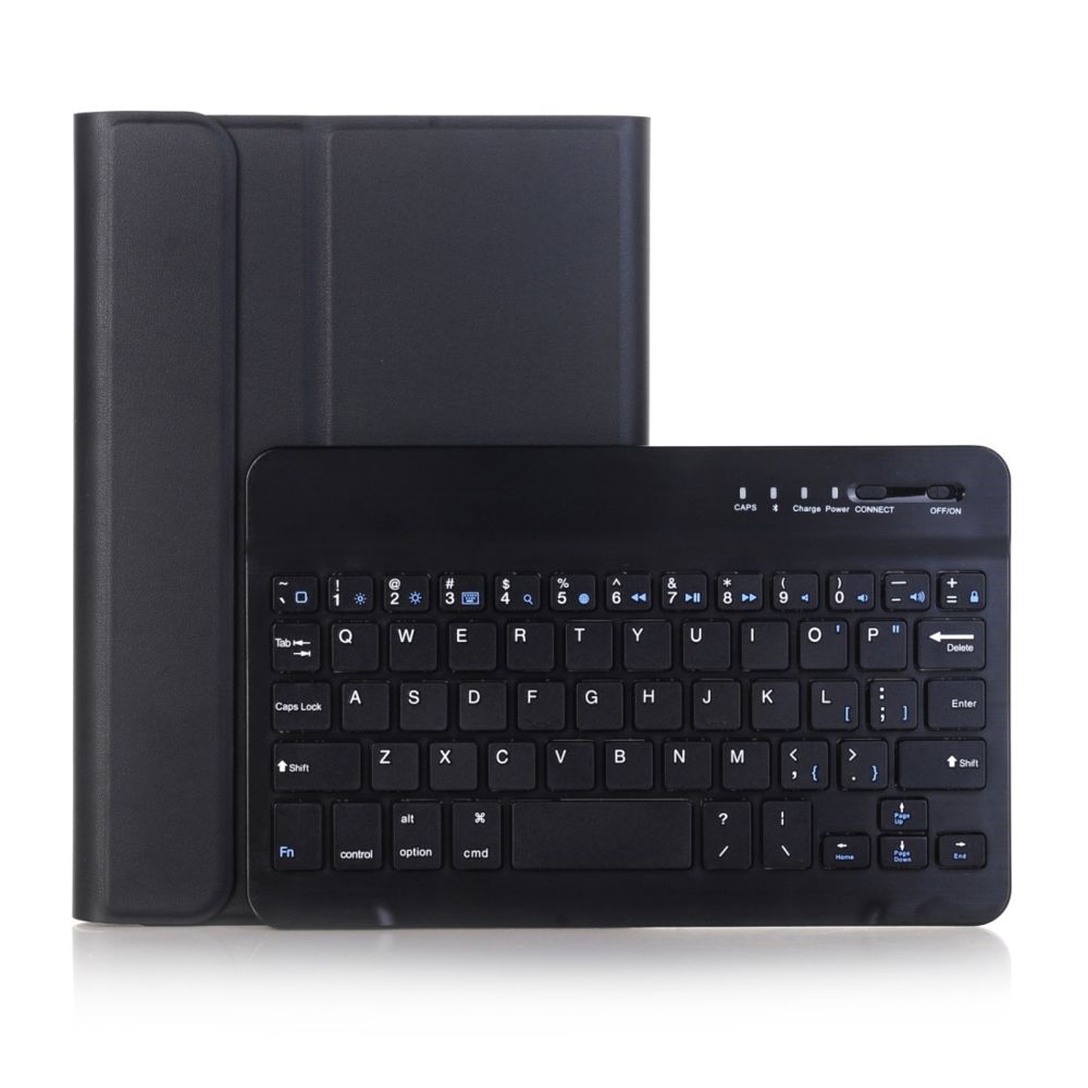Wewoo - A05B Bluetooth 3.0 ultra-mince ABS détachable clavier étui en cuir pour iPad mini 5/4/3/2avec support noir - Clavier