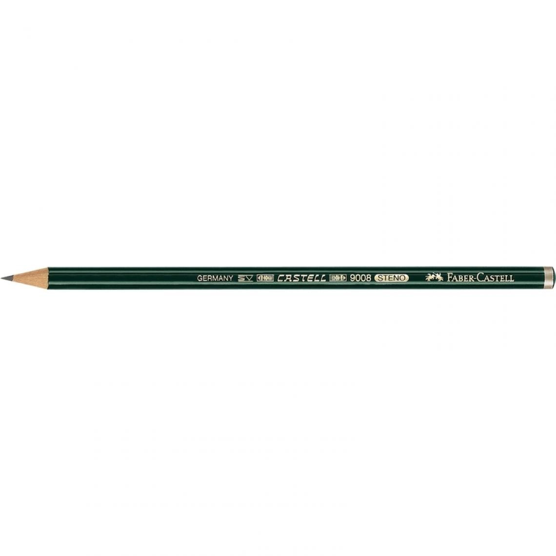 Faber-Castell - FABER-CASTELL Crayon Steno CASTELL 9008, degré de dureté: B () - Outils et accessoires du peintre