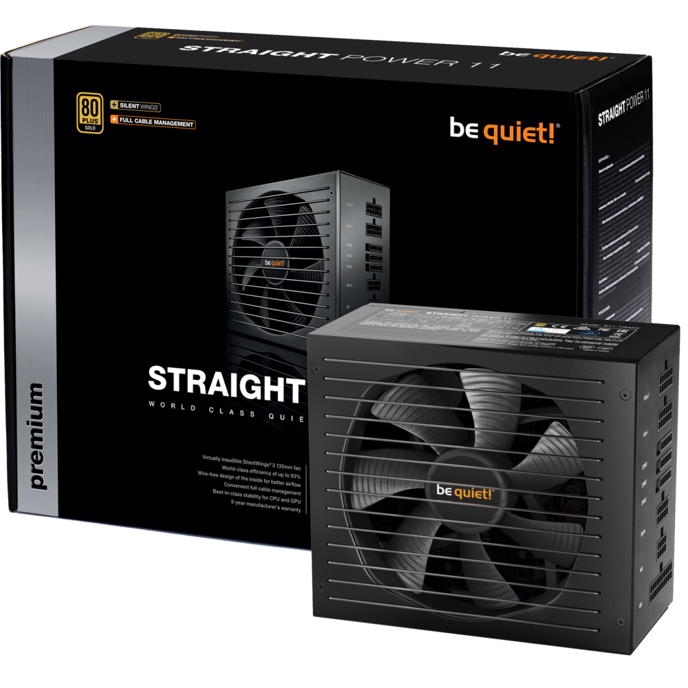Be Quiet - Straight Power 11 450W - 80 Plus Gold - Alimentation modulaire