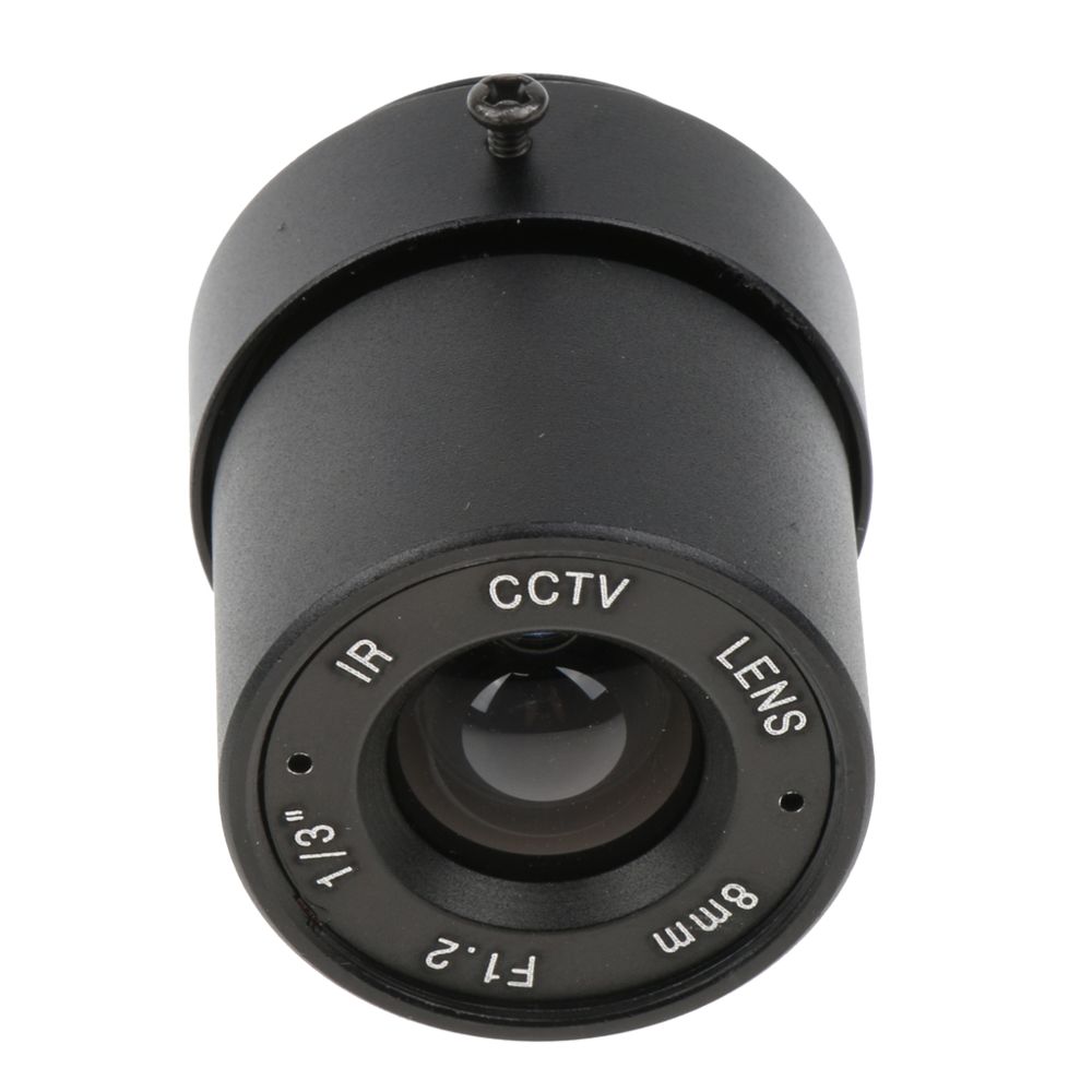 marque generique - 8mm 1mp 1/3 ""ir Cctv Objectif Fixe Cs Mount Pour Caméra De Surveillance De Sécurité - Objectif Photo