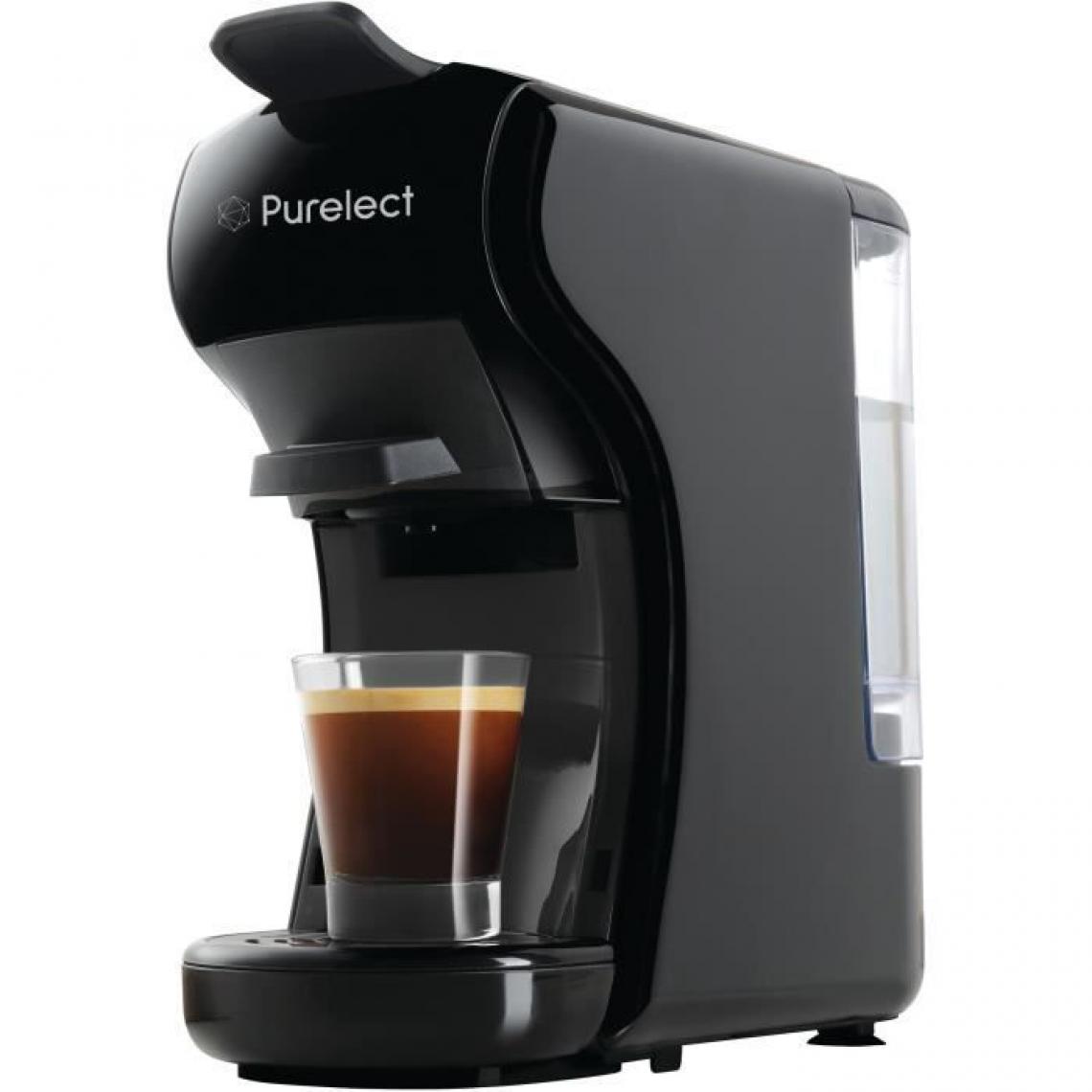 Purelect - PURELECT CK39 Machine a café avec adaptateurs compatibles capsules Nespresso, Dolce Gusto, ESE et café moulu - Expresso - Cafetière