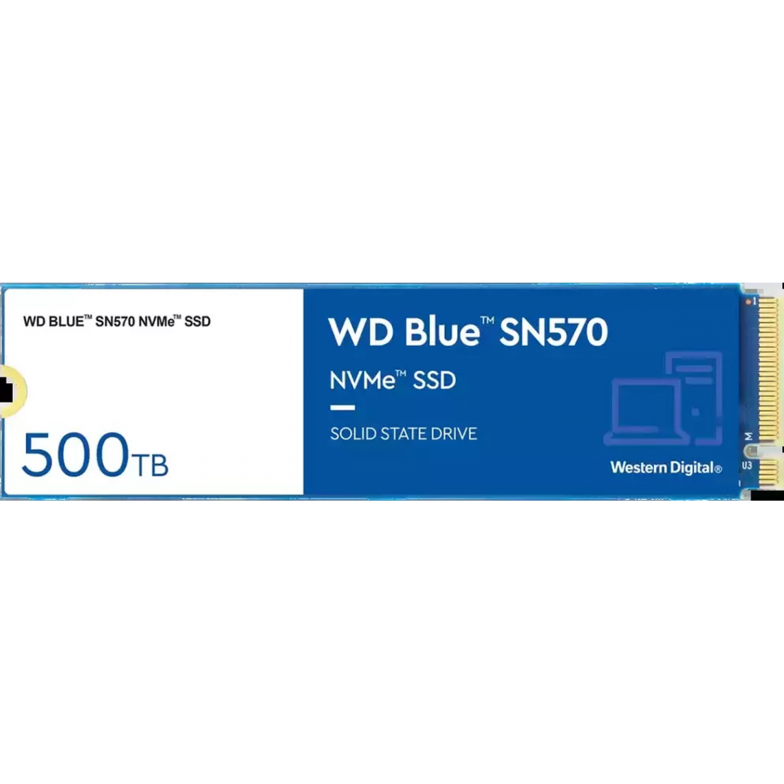 Western Digital - Disque SSD NVMe™ WD Blue SN570 500 Go - SSD Interne