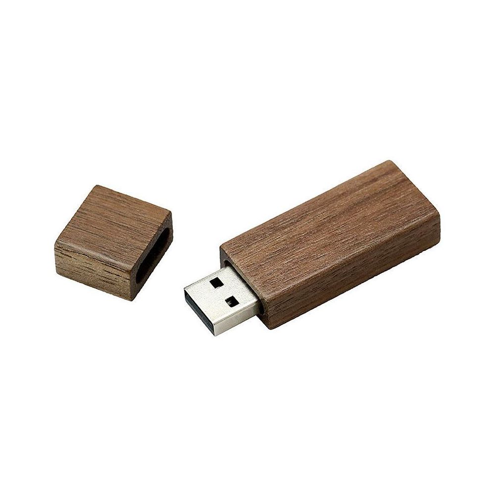marque generique - 16GO USB 2.0 Clé USB Clef Mémoire Flash Data Stockage Bois Noix Bois - Clés USB