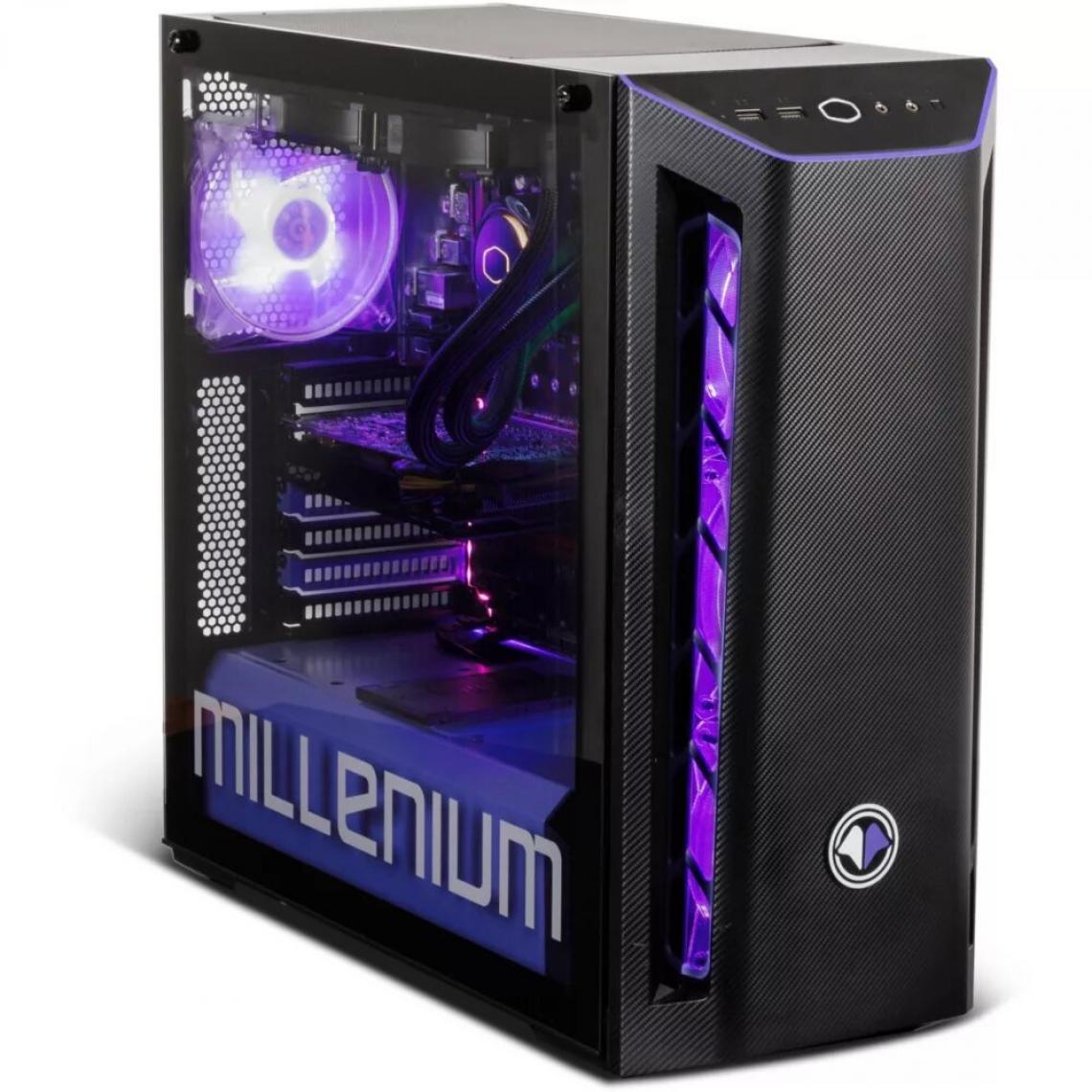 Millenium - MM1 MISS FORTUNE - PC Gamer - i5 10400F - Nvidia GeForce RTX 3070 - RAM 16 Go DDR4 - 1 To + SSD 240 Go - Noir - PC Fixe Gamer