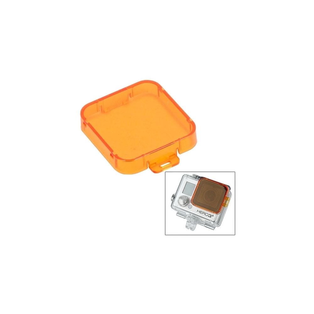Wewoo - Filtre Orange pour GoPro Hero 4 / 3+, ST-132 Boîtier de de plongée Snap-on - Caméras Sportives