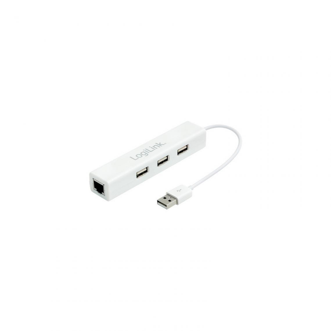 Logilink - LogiLink Adaptateur USB 2.0 vers Fast Ethernet, blanc () - Hub