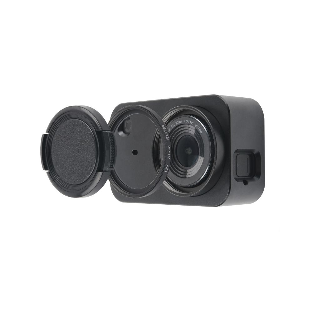 Wewoo - Cage de protection de boîtier en alliage d'aluminium avec lentille de filtre de 37 mm & bouchon d'objectif & vis pour Xiaomi Mijia petite caméra noir - Caméras Sportives