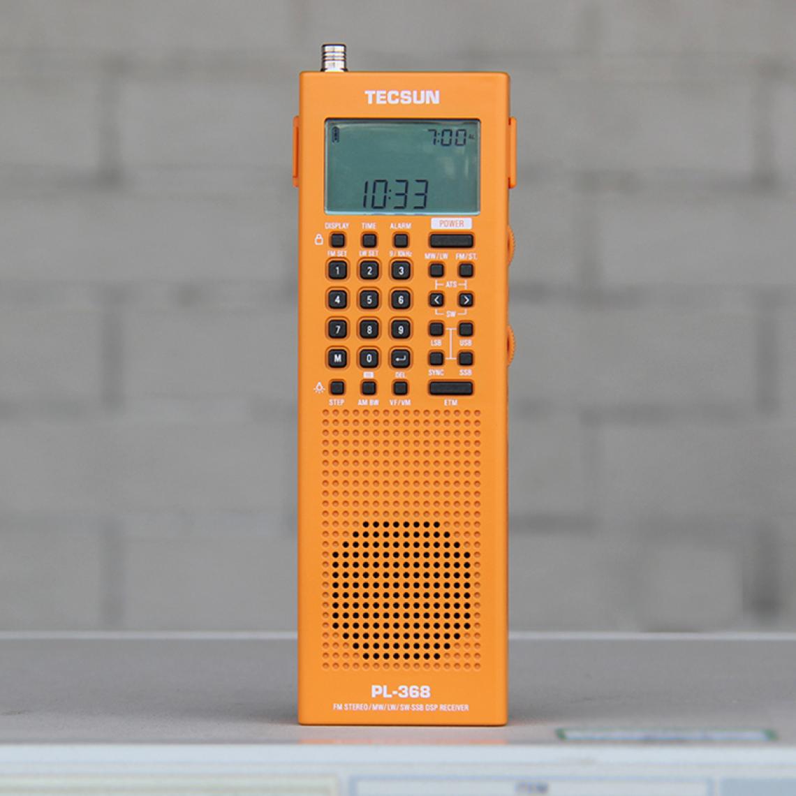 Universal - 1 mini SSB portable 64 108MHz DSP ETM ATS FM stéréo à ondes moyennes et courtes World Band stéréo radio(Orange) - Radio
