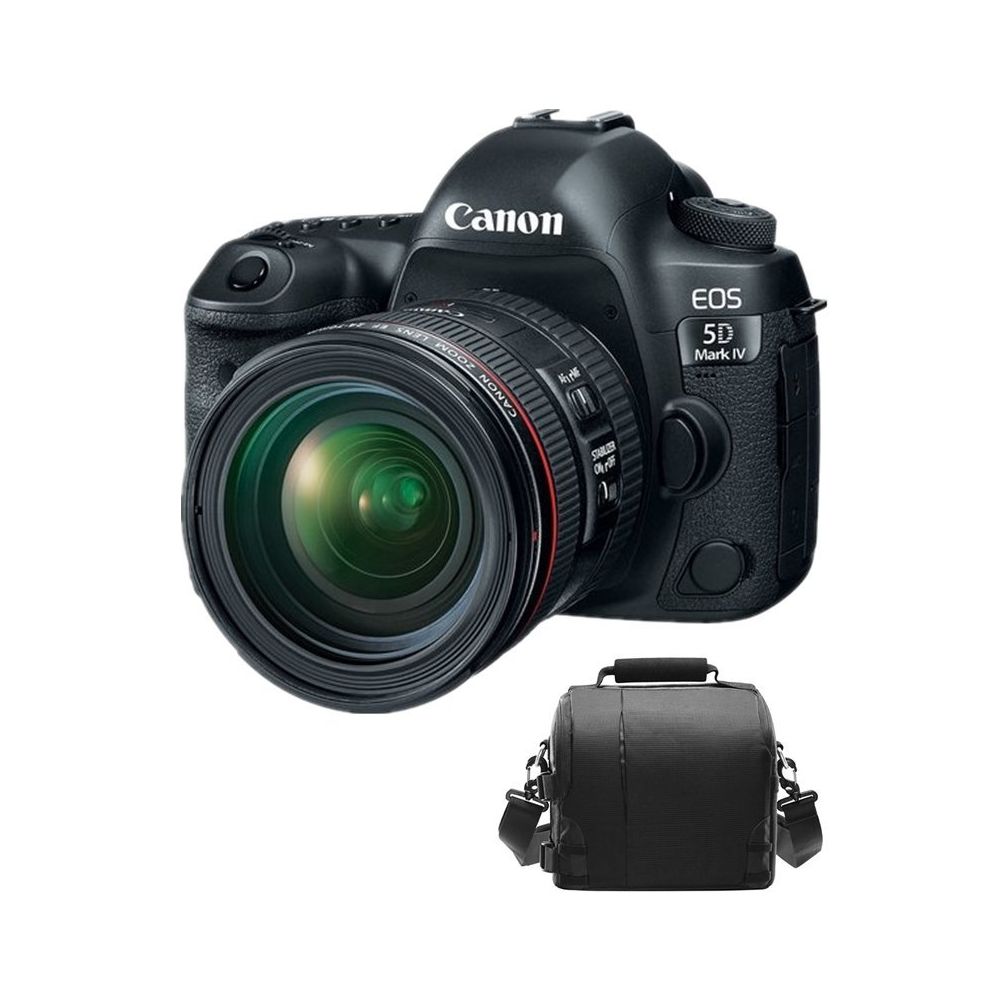 Canon - CANON EOS 5D IV KIT EF 24-70mm F4L IS USM+Canon Bag - Reflex Grand Public