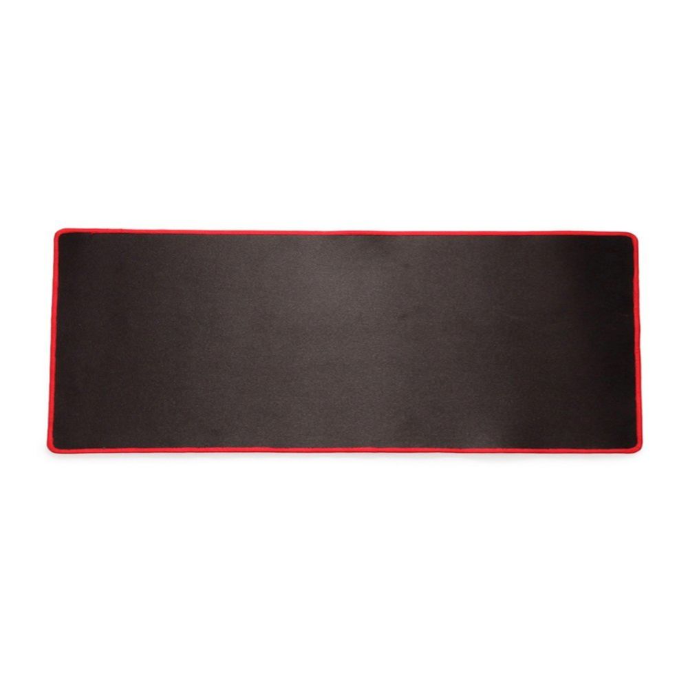 Cabling - CABLING® Grand tapis de souris de gaming Bords cousus Base en caoutchouc antidérapant [580 x 300 x 4 mm] - Noir contour rouge - Tapis de souris