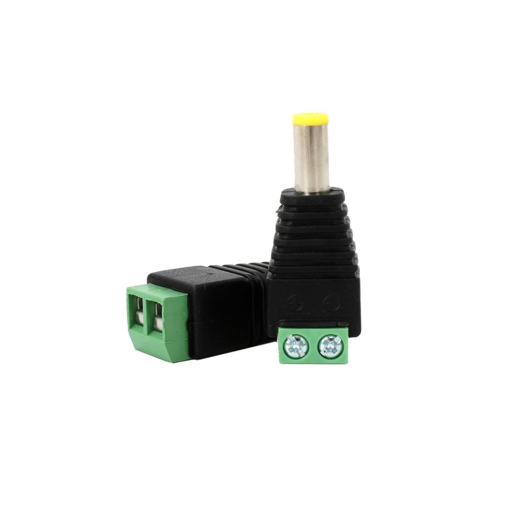 Wewoo - Composant Arduino noir pour Vidéo - LDTR - PJ0006 Femelle + Mâle Connecteur d'alimentation CC - Accessoires alimentation