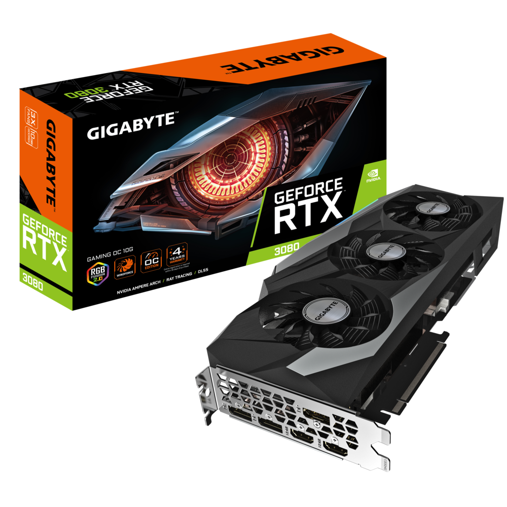 Gigabyte - GeForce RTX 3080 - GAMING OC Triple Fan - 10Go - Carte Graphique NVIDIA