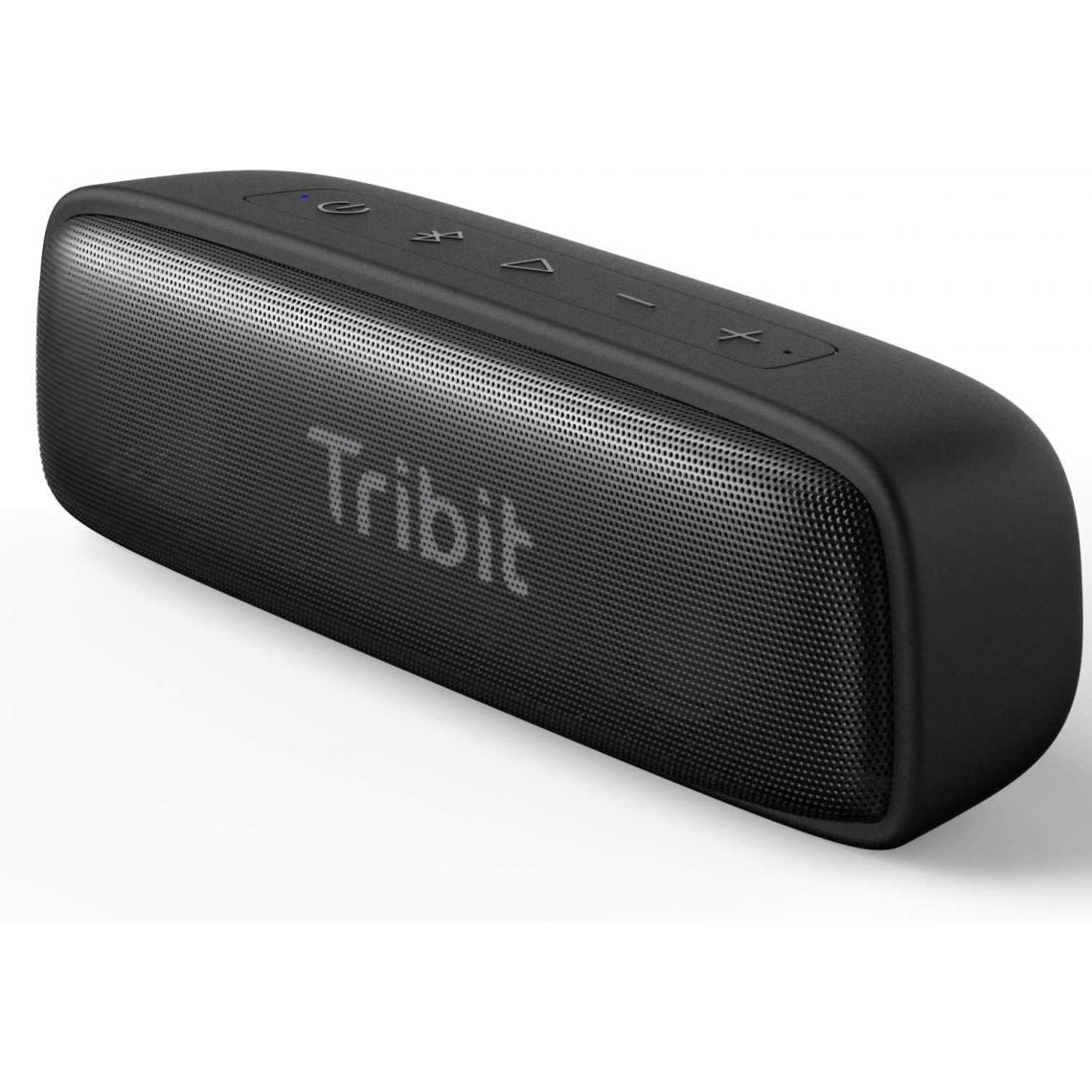 Chrono - Enceinte Bluetooth Tribit box Bluetooth portable avec stéréo, 12 W, Bluetooth 5.0, étanche IPX7, portée 30 mètres(Noir) - Enceintes Hifi