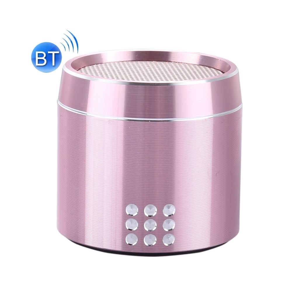 Wewoo - Mini enceinte Bluetooth rose pour iPhone, Samsung, HTC, Sony et autres Smartphones Haut-parleur stéréo sans fil True Portable Mini avec indicateur LED Sling - Enceintes Hifi