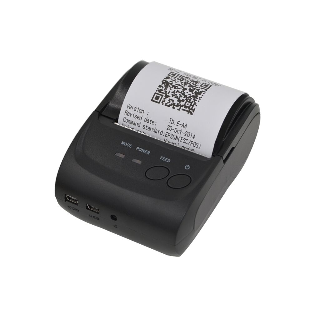 Wewoo - Etiqueteuse noir pour ligne thermique Imprimante de reçus Bluetooth - Imprimantes d'étiquettes