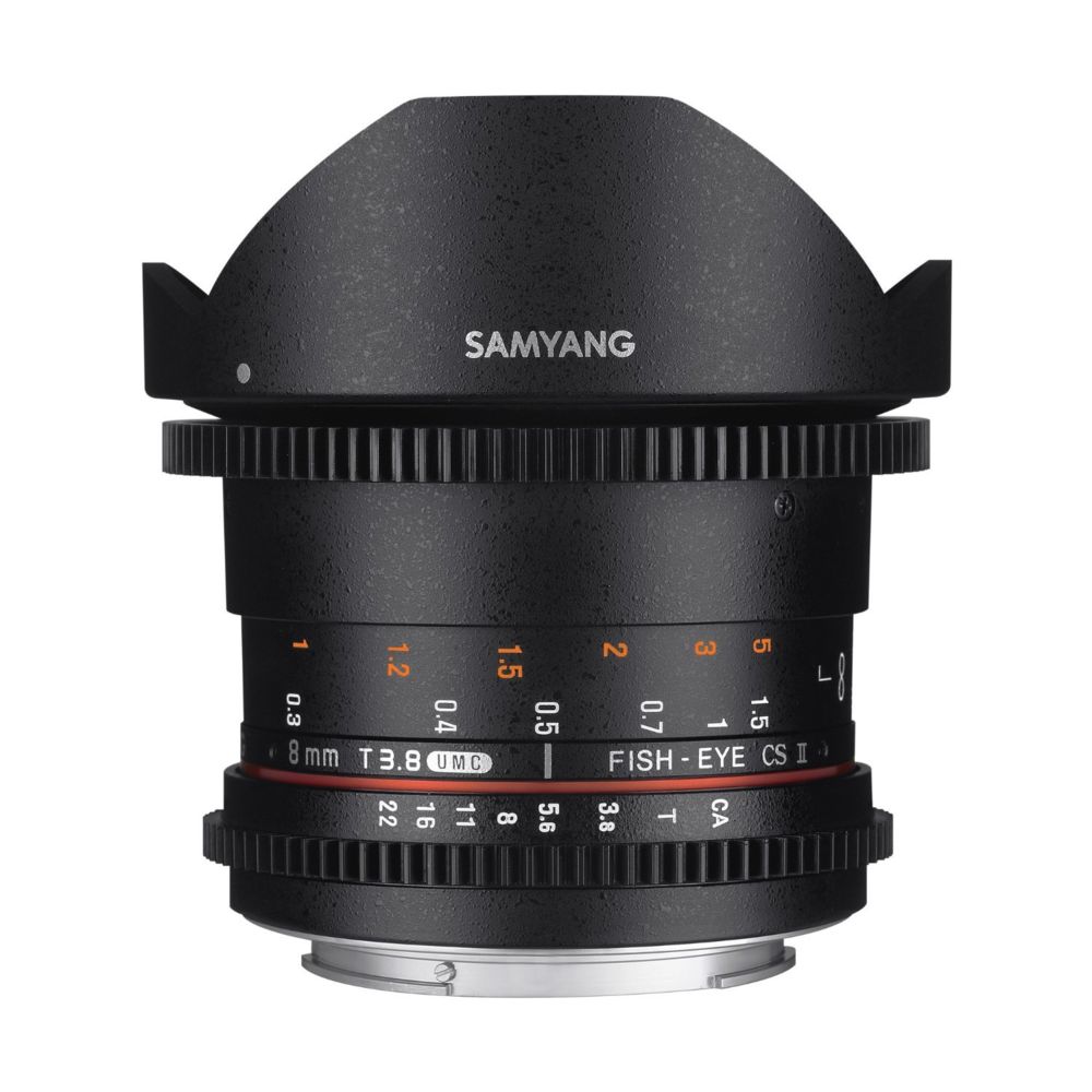 Samyang - 8mm T3.8 UMC CS II Fisheye II - monture Nikon - Objectif Photo