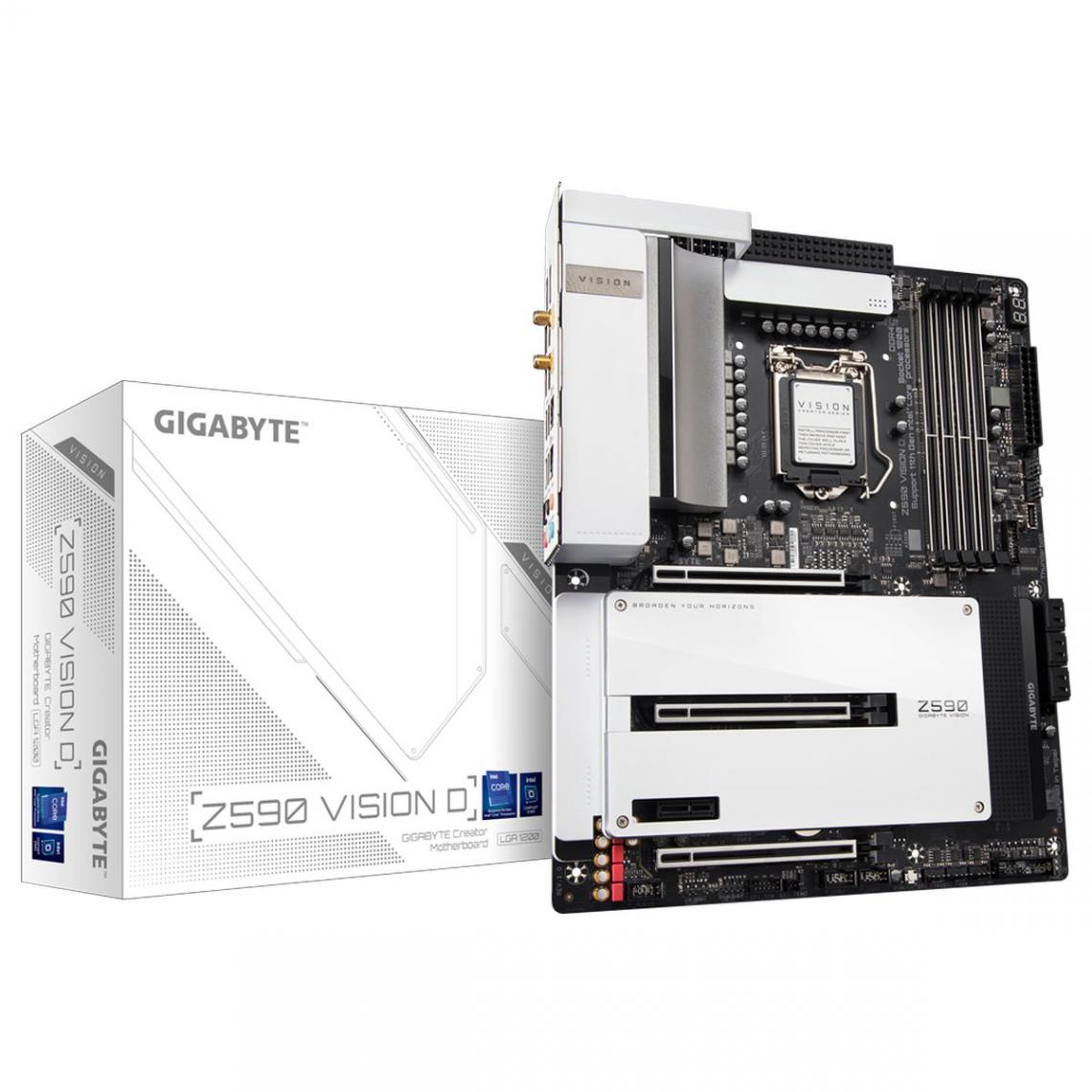 Gigabyte - Intel - Z590 VISION D - Carte mère Intel