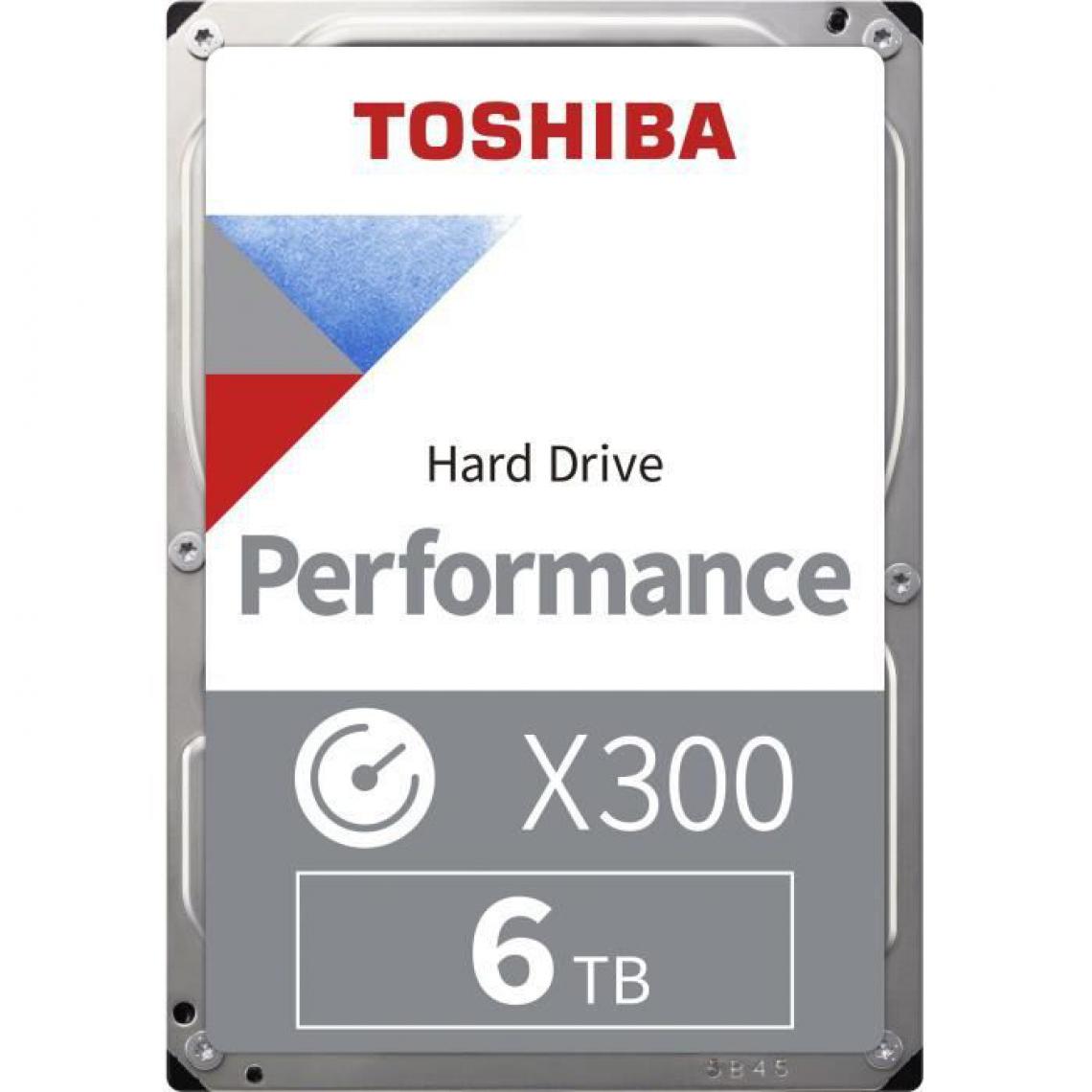 Toshiba - Disque Dur Interne - TOSHIBA - X300 - 6To - 7200 tr/min - 3,5 (HDWR460EZSTA) - Disque Dur interne