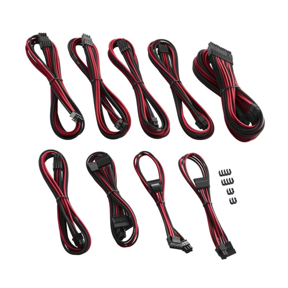 Cablemod - PRO ModMesh C-Series AXi, HXi & RM Cable Kit - Noir / Rouge - Câble tuning PC