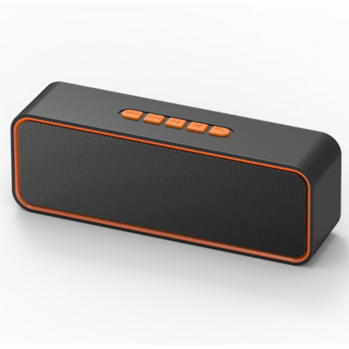 Chrono - Enceinte portable sans fil, enceinte Bluetooth 5.0 avec basse HiFi stéréo 3D, batterie 1500mAh, 12 heures d'autonomie(Orangeï¼ - Enceintes Hifi