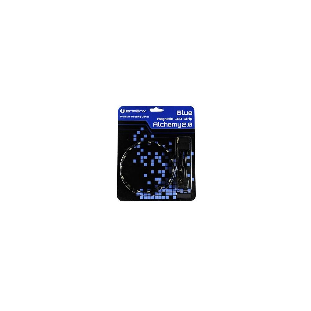 Bitfenix - Bande LED magnetique Alchemy 2.0 - 12 cm - Bleu - Néon PC